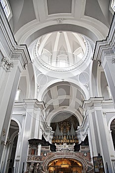 Presbytery in Neapolitan baroque style. photo